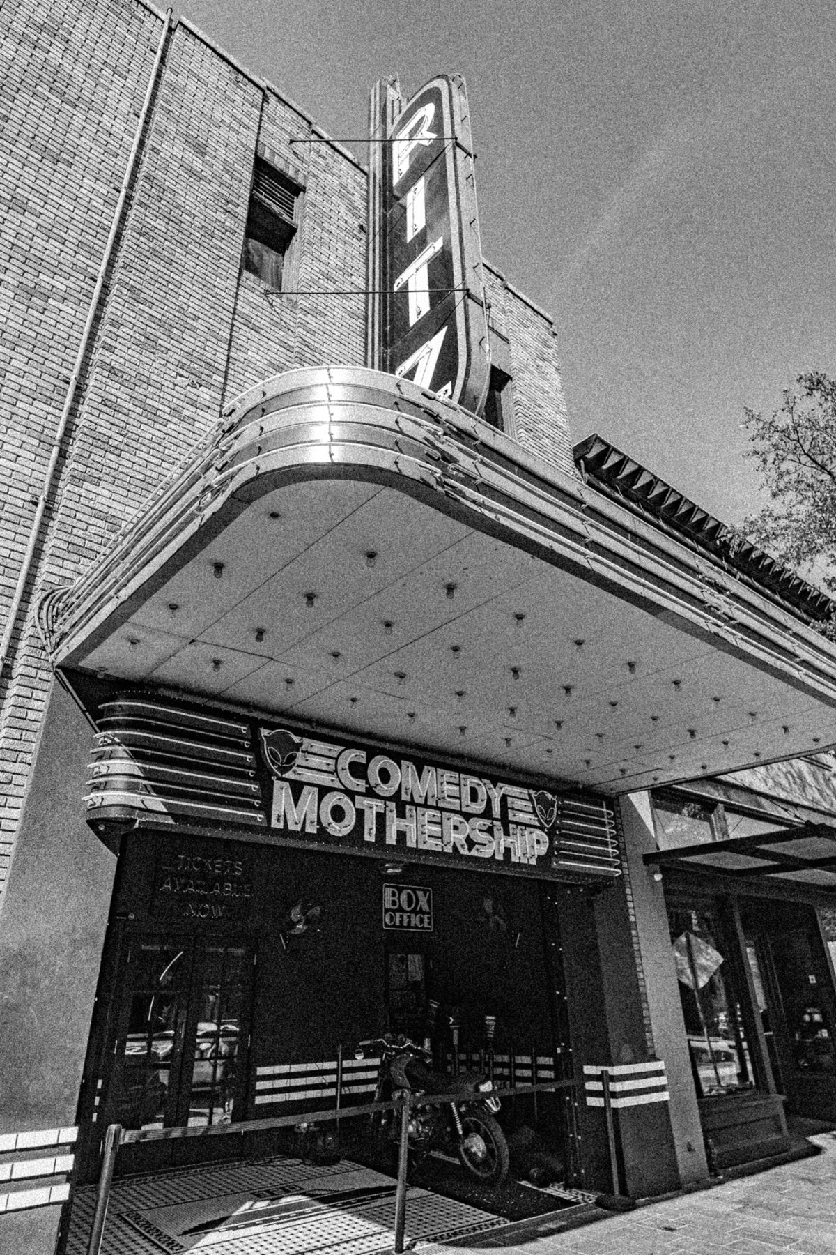 Comedy mothership B & W