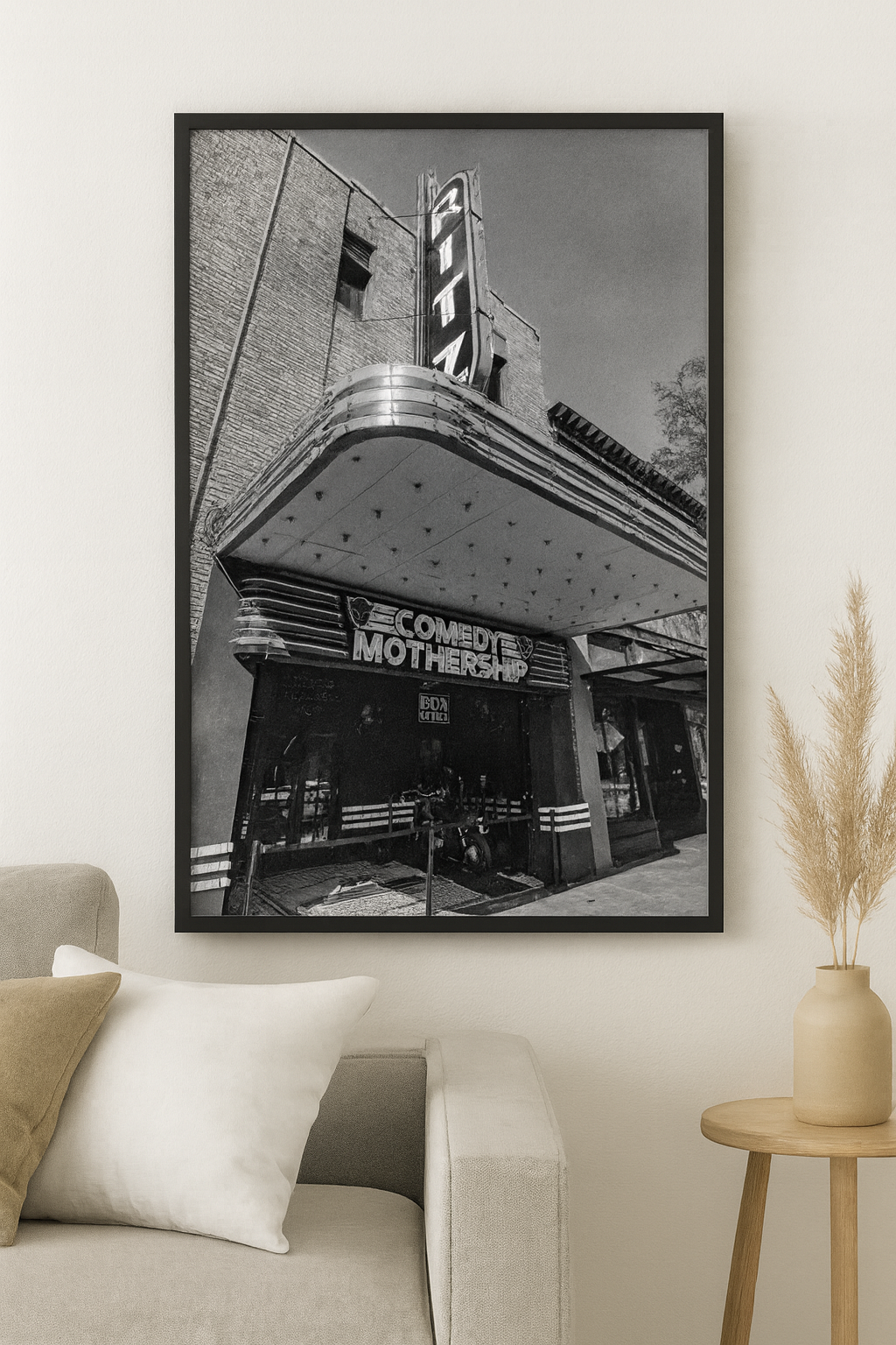 Comedy mothership B & W