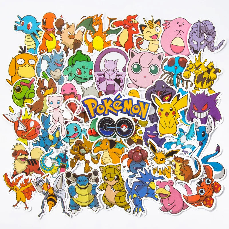 Pokemon Waterproof Stickers 50/100Pcs