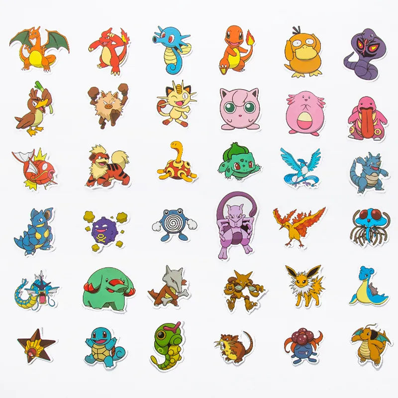 Pokemon Waterproof Stickers 50/100Pcs