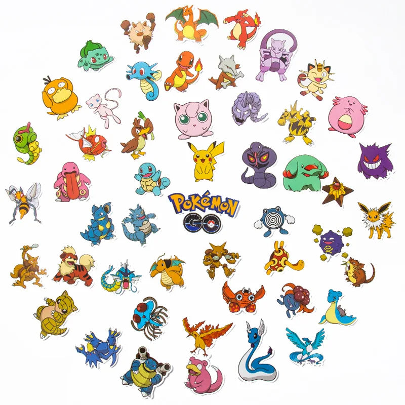 Pokemon Waterproof Stickers 50/100Pcs