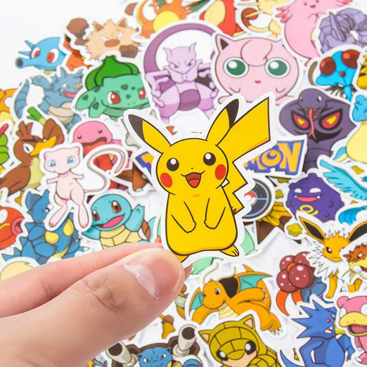 Pokemon Waterproof Stickers 50/100Pcs