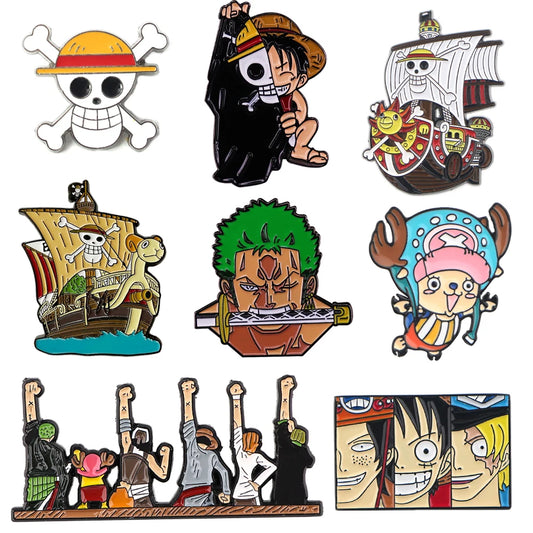One Piece Enamel Pin