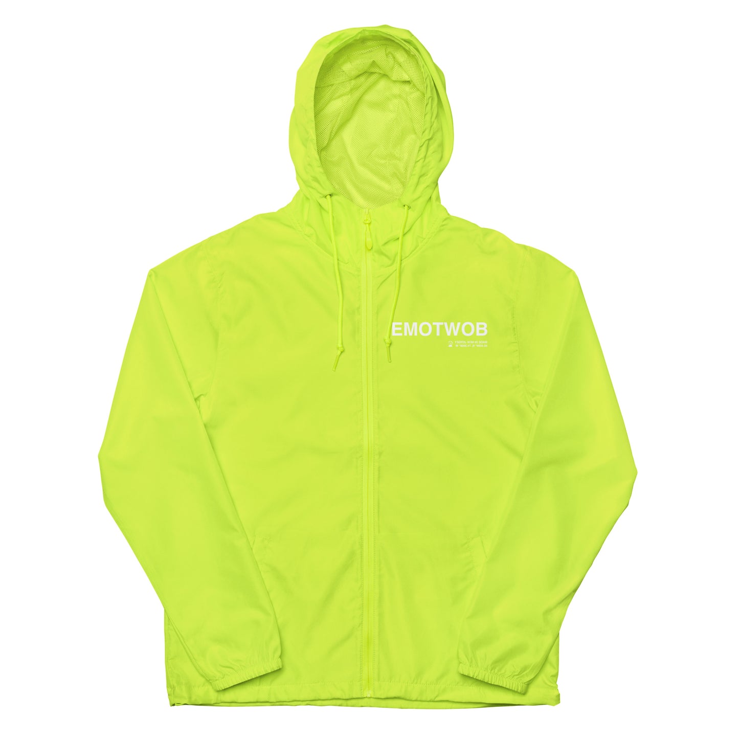 Vandals X Emotwob lightweight zip up windbreaker